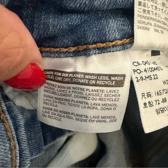 Levi’s 511 Women Straight Leg Jeans Medium Wash Size 28x30 Nomadcore Denim - Picture 9 of 12